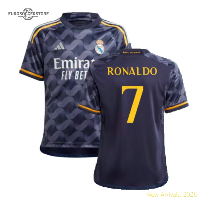 2023-2024 Real Madrid Away Shirt (Kids) (Ronaldo 7)-Vantage Point Soccer