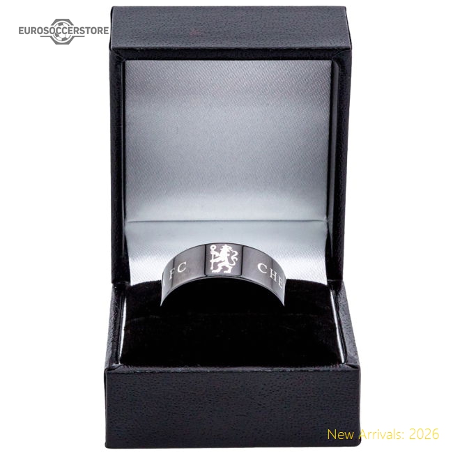 Chelsea FC Black Ceramic Ring Medium-Vantage Point Soccer