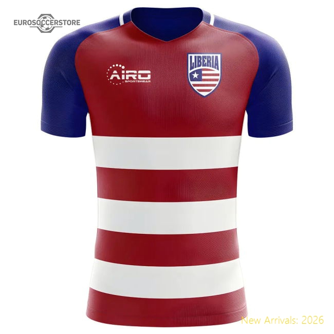 2025-2026 Liberia Home Concept Football Shirt-Vantage Point Soccer