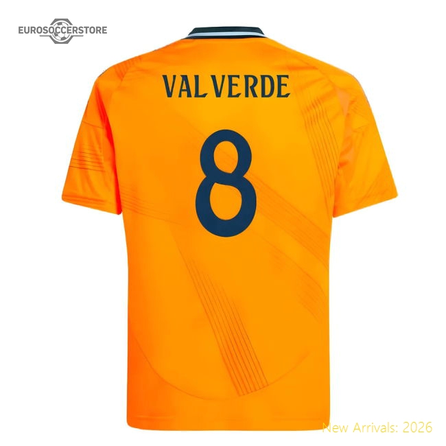 2024-2025 Real Madrid Away Youth Kit (Valverde 8)-Vantage Point Soccer