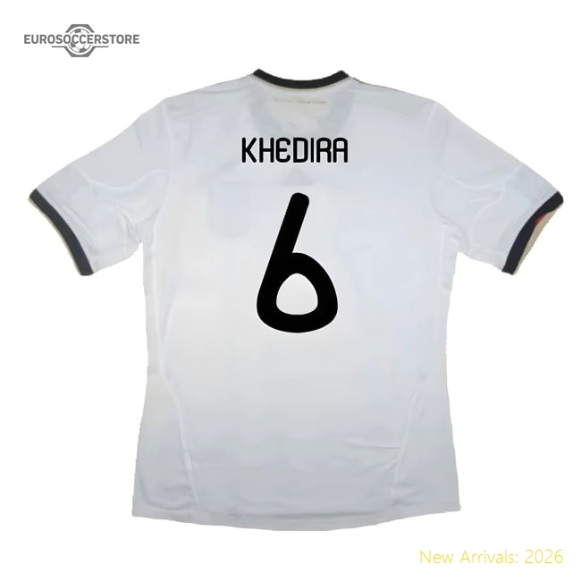 Germany 2010-11 Home Shirt ((Excellent) XL) (KHEDIRA 6)-Vantage Point Soccer
