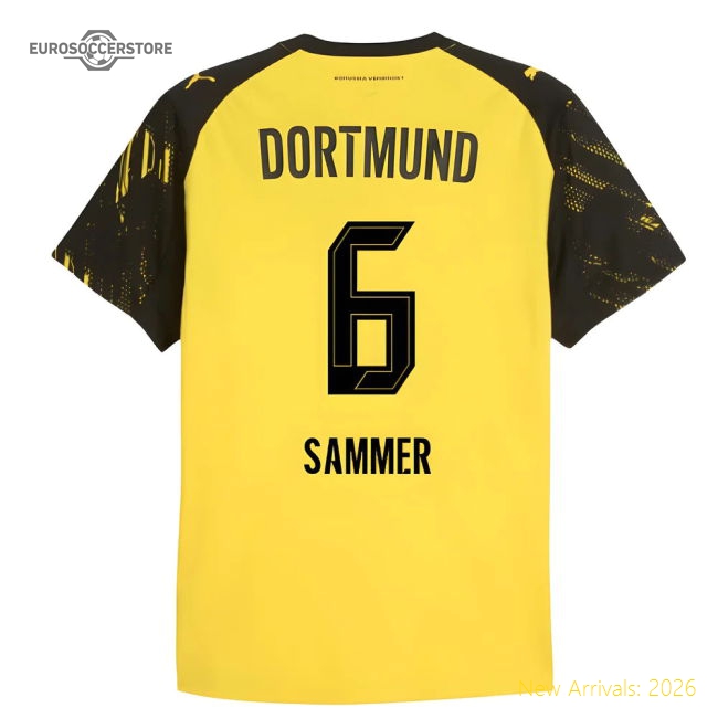 2025-2026 Borussia Dortmund Authentic Home Shirt (Sammer 6)-Vantage Point Soccer