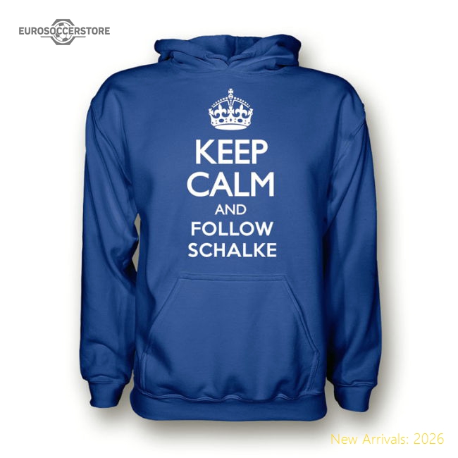 Keep Calm And Follow Schalke Hoody (blue) - Kids-Vantage Point Soccer