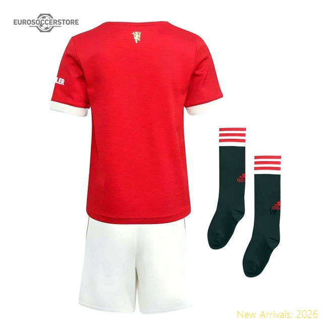 Man Utd 2021-2022 Home Mini Kit-Vantage Point Soccer