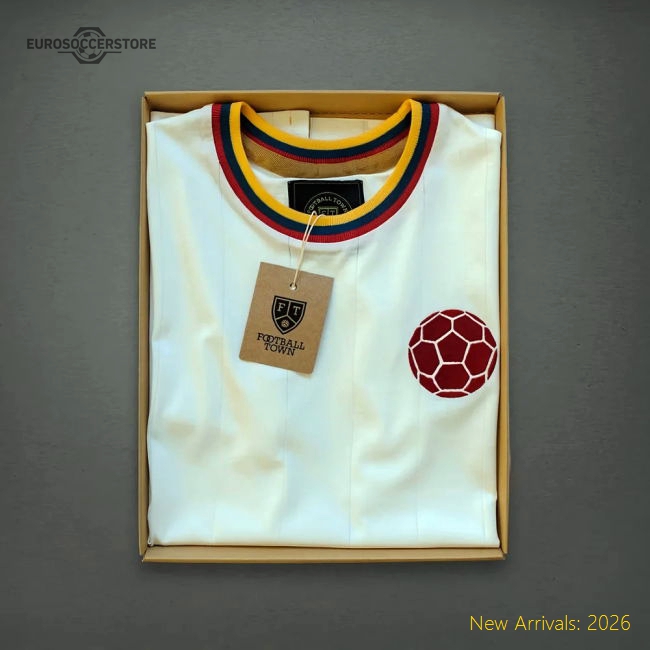 Vintage Colombia El Cafetero Away Soccer Jersey-Vantage Point Soccer