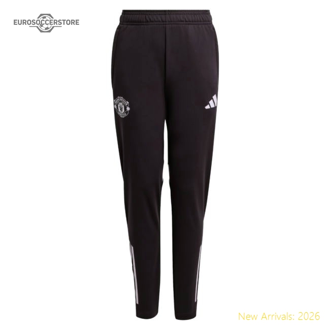 2025-2026 Man Utd Training Pants (Aurora Black) - Kids-Vantage Point Soccer