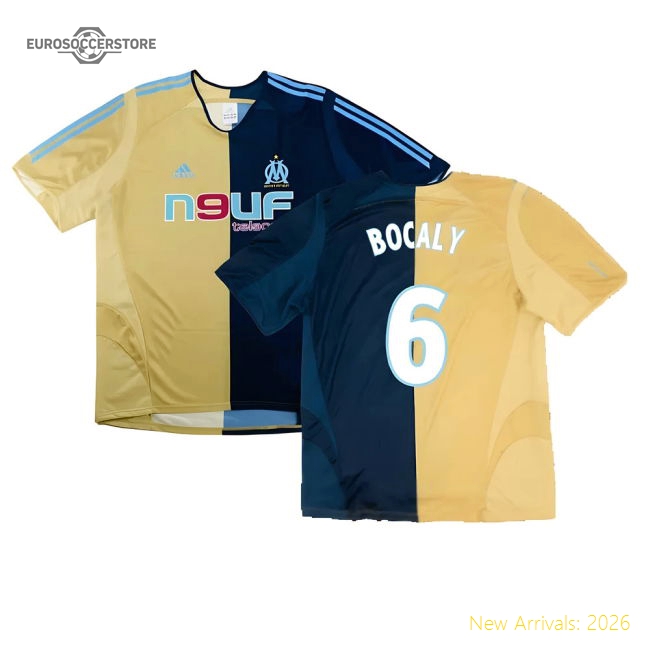 Marseille 2005-06 Third Shirt ((Excellent) L) (Bocaly 6)-Vantage Point Soccer
