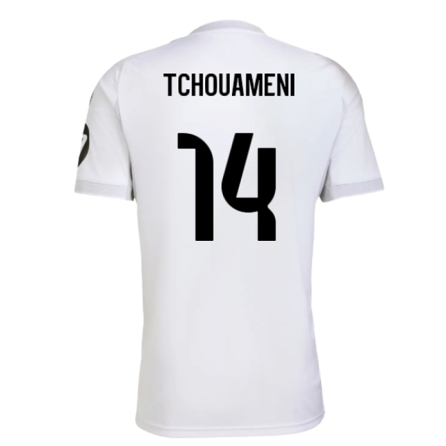 2025-2026 Real Madrid Home Shirt (Tchouameni 14)-Vantage Point Soccer