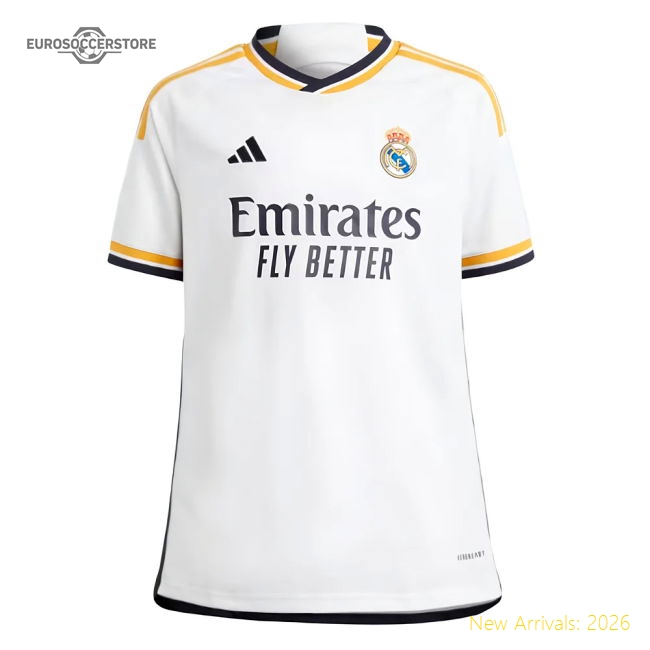 2023-2024 Real Madrid Home Shirt (Kids) (Your Name)-Vantage Point Soccer