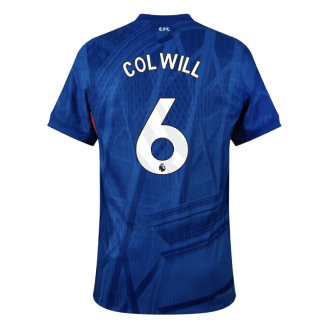 2025-2026 Chelsea Home Authentic Shirt (Colwill 6)-Vantage Point Soccer
