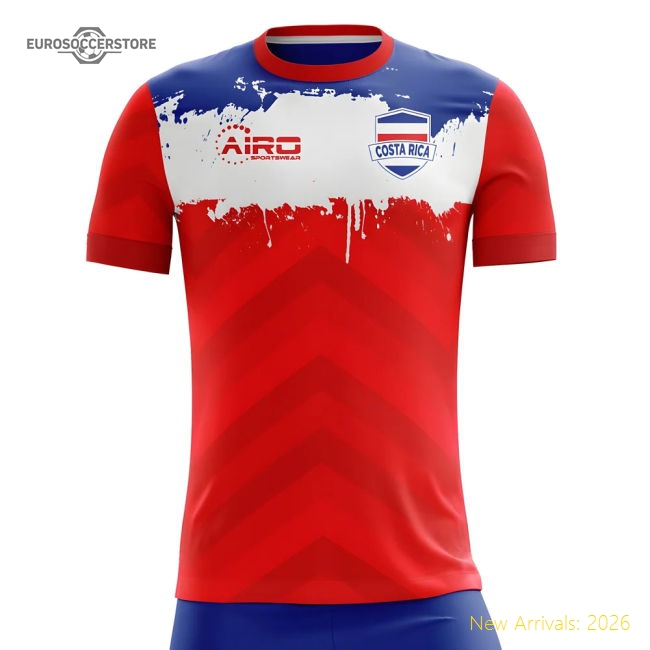 2025-2026 Costa Rica Home Concept Football Shirt - Baby-Vantage Point Soccer