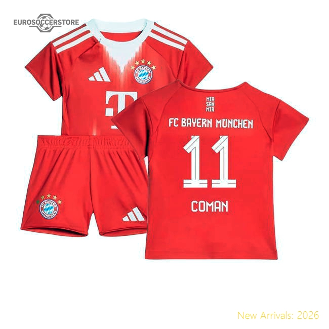 2025-2026 Bayern Munich Home Baby Kit (Coman 11)-Vantage Point Soccer