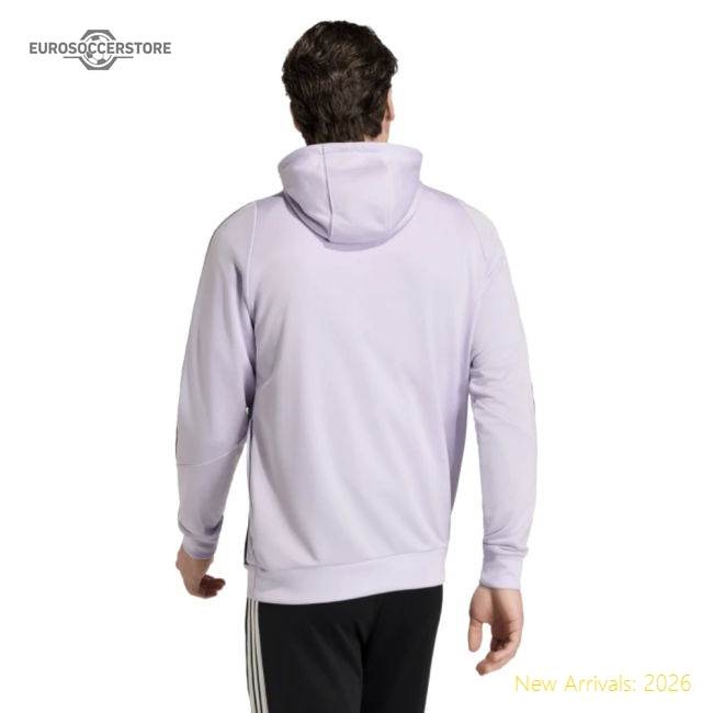 2025-2026 Man Utd Training Hoody (Purple Tint)-Vantage Point Soccer