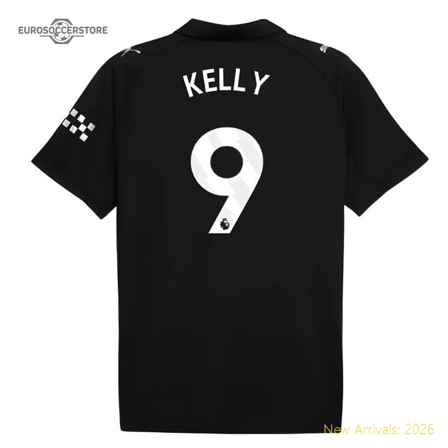 2025-2026 Man City Away Shirt (Kelly 9)-Vantage Point Soccer