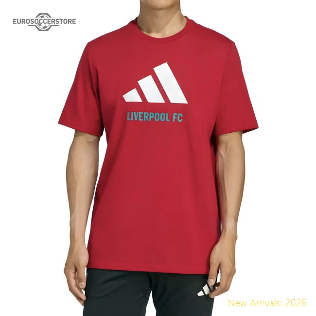2025-2026 Liverpool Seasonal Graphic Tee (Red)-Vantage Point Soccer