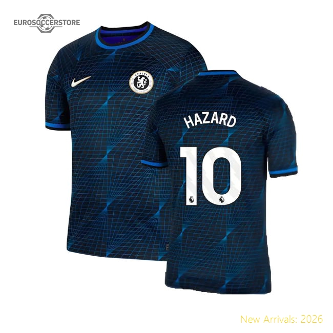 2023-2024 Chelsea Away Football Shirt (HAZARD 10)-Vantage Point Soccer