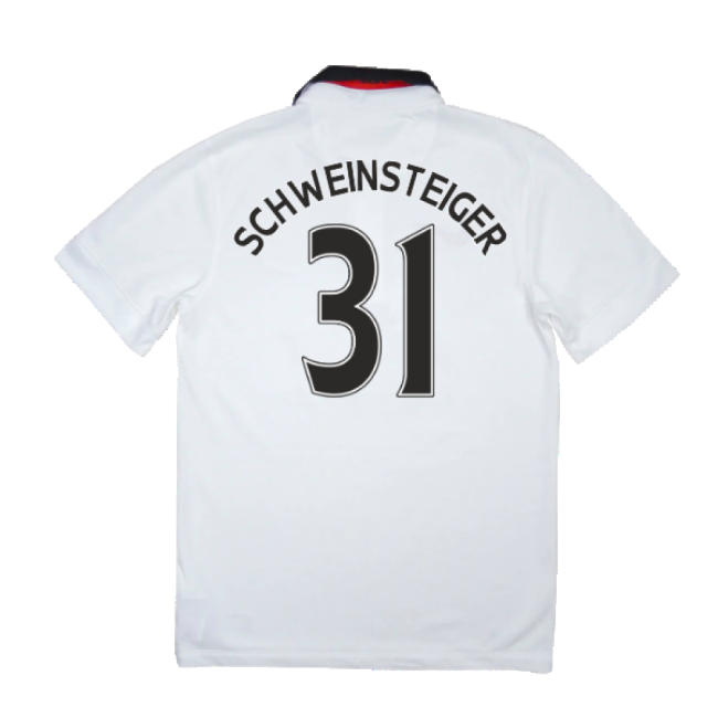 Manchester United 2014-15 Away Shirt (Very Good) (Schweinsteiger 31)-Vantage Point Soccer