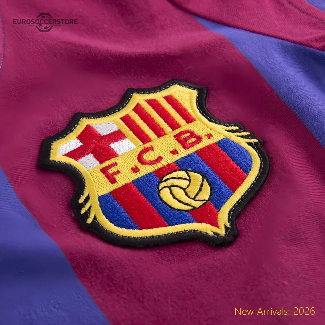 FC Barcelona 1976 - 77 Womens Retro Football Shirt-Vantage Point Soccer