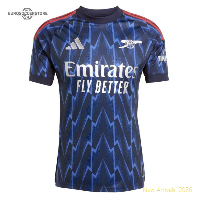 2025-2026 Arsenal Away Shirt-Vantage Point Soccer