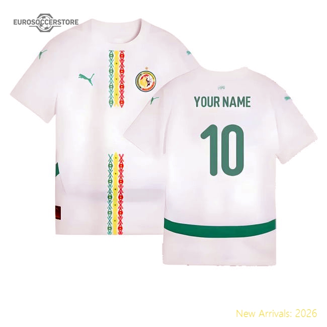 2024-2025 Senegal Home Shirt (Kids) (Your Name)-Vantage Point Soccer