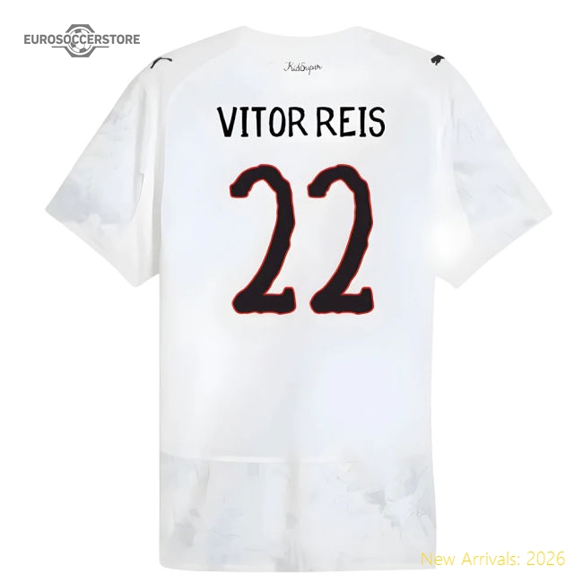 2025-2026 KIDSUPER x Manchester City CWC Authentic Shirt (White) (Vitor Reis 22)-Vantage Point Soccer