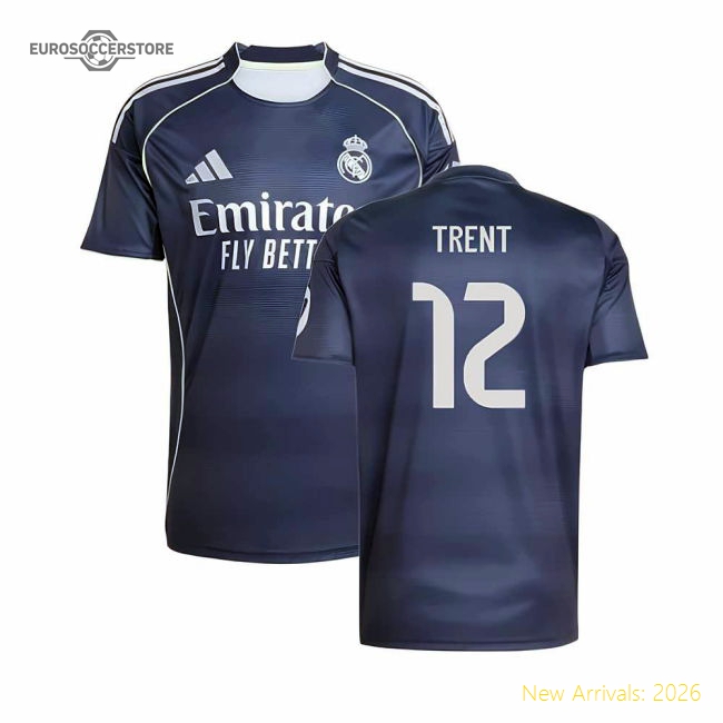 2025-2026 Real Madrid Away Shirt (Trent 12)-Vantage Point Soccer