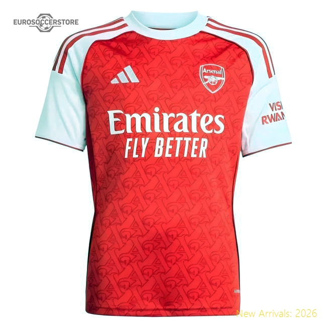 2025-2026 Arsenal Home Shirt (Kids)-Vantage Point Soccer