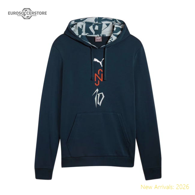 Neymar JR Logo Hoody (Ocean Tropic)-Vantage Point Soccer