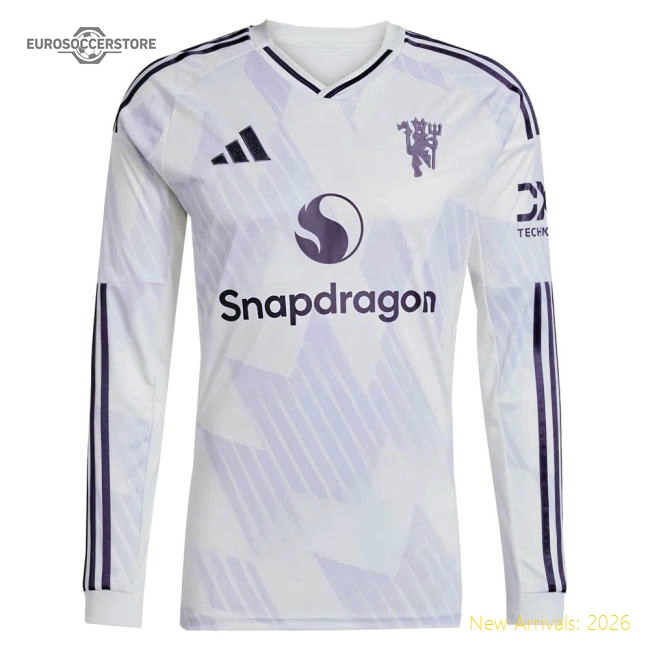2025-2026 Man Utd Long Sleeve Away Shirt (Thomas 9)-Vantage Point Soccer