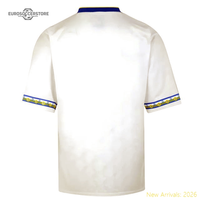Score Draw Leeds United 1993 Admiral Retro Football Shirt-Vantage Point Soccer