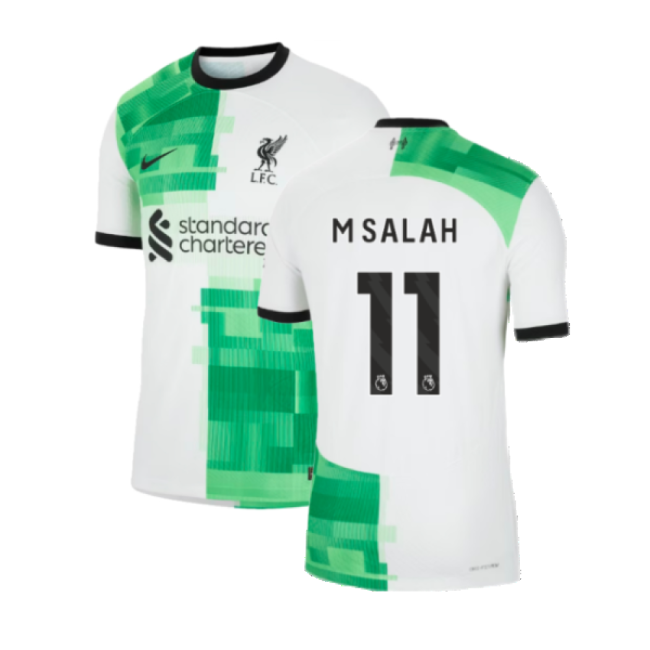 2023-2024 Liverpool Away Authentic Shirt (M Salah 11)-Vantage Point Soccer
