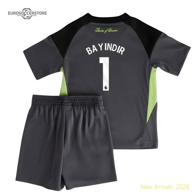 2025-2026 Man Utd Home Goalkeeper Mini Kit (Bayindir 1)-Vantage Point Soccer