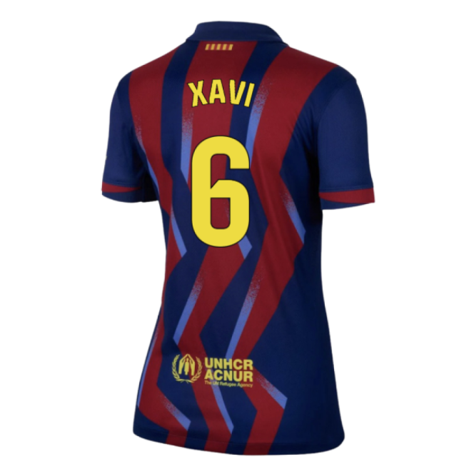 2025-2026 Barcelona Fourth Shirt - Womens (Xavi 6)-Vantage Point Soccer