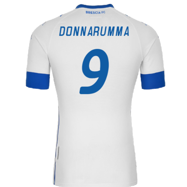 Brescia 2020-21 Away Shirt (Sponsorless) (XL) (DONNARUMMA 9) (Mint)-Vantage Point Soccer