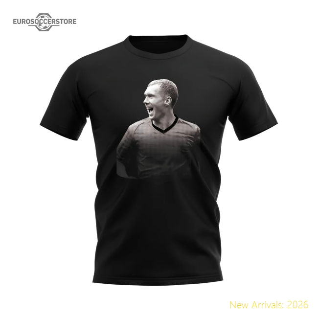 Paul Scholes Manchester United Legend T-Shirt (Black)-Vantage Point Soccer