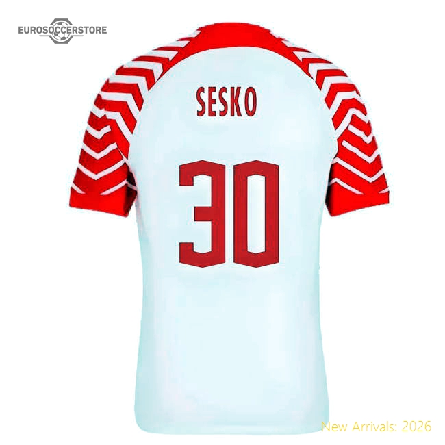 2023-2024 Red Bull Leipzig Home Shirt (Sesko 30)-Vantage Point Soccer