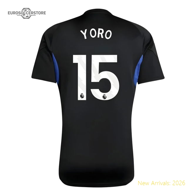 2025-2026 Man Utd EU Training Jersey (Black) - Kids (Yoro 15)-Vantage Point Soccer