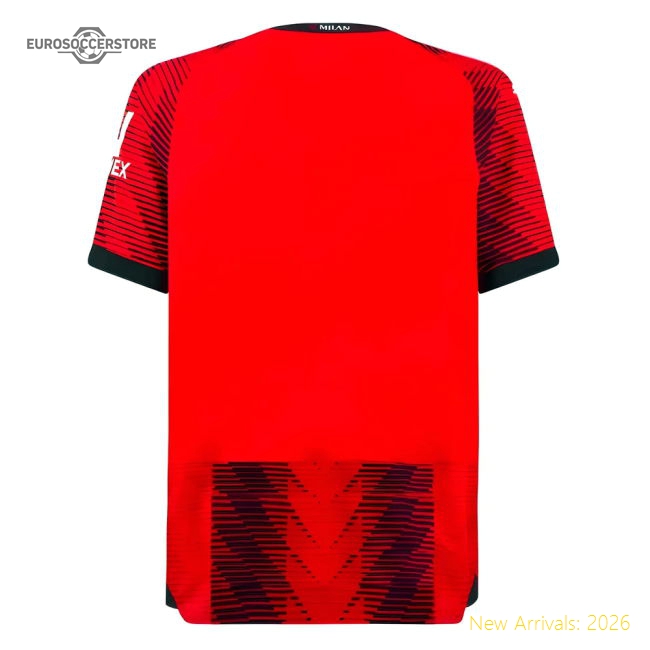 2023-2024 AC Milan Home Authentic Shirt-Vantage Point Soccer