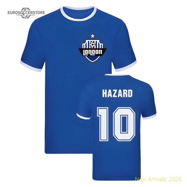 Eden Hazard Ringer Tee (Blue)-Vantage Point Soccer