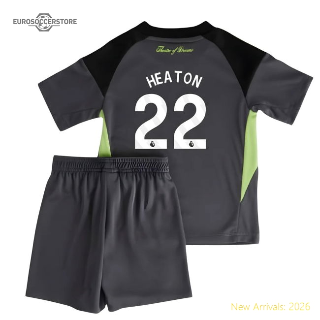 2025-2026 Man Utd Home Goalkeeper Mini Kit (Heaton 22)-Vantage Point Soccer