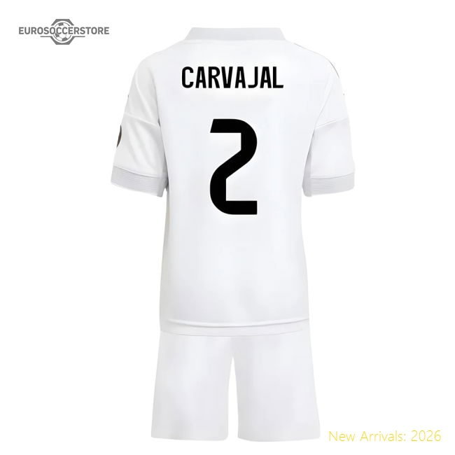 2025-2026 Real Madrid Home Mini Kit (Carvajal 2)-Vantage Point Soccer