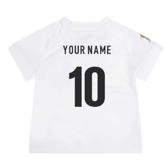 England RWC 2023 Home Replica Rugby Baby Kit (Your Name)-Vantage Point Soccer