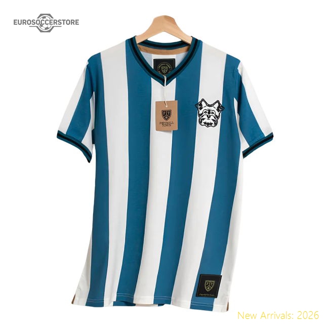 Huddersfield The Terrier Home Retro Football Shirt-Vantage Point Soccer