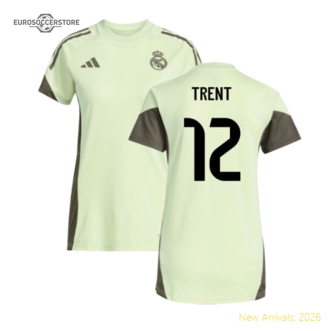2025-2026 Real Madrid Training Jersey (Almost Lime) - Womens (Trent 12)-Vantage Point Soccer