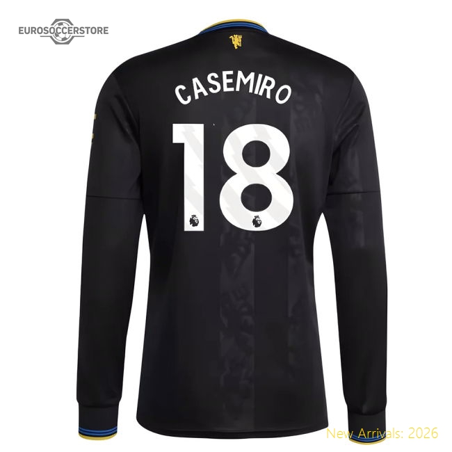 2025-2026 Man Utd Long Sleeve Third Shirt (Casemiro 18)-Vantage Point Soccer