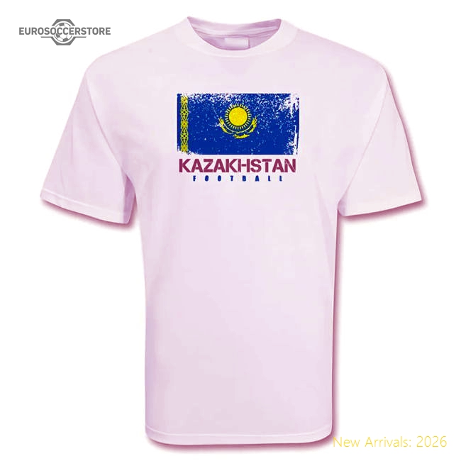 Kazakhstan Football T-shirt-Vantage Point Soccer
