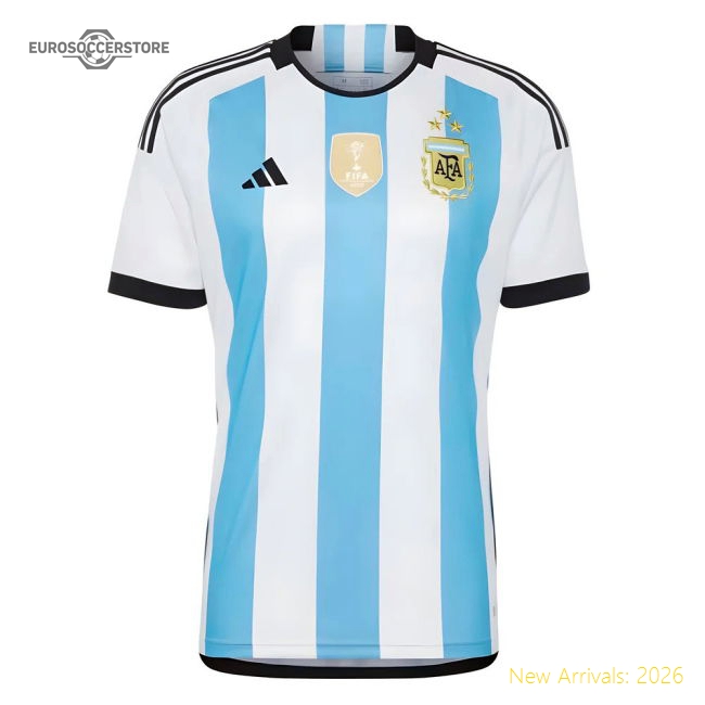 Argentina 2022 World Cup Winners Home Shirt (MESSI 10)-Vantage Point Soccer