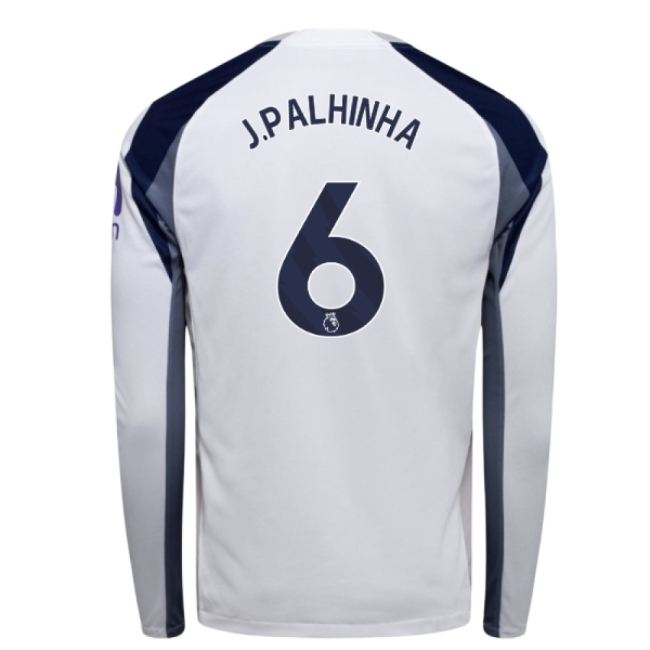 2025-2026 Tottenham Long Sleeve Home Shirt (J.Palhinha 6)-Vantage Point Soccer