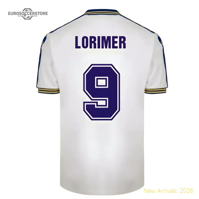 Leeds United 1978 Admiral Retro Football Shirt (Lorimer 9)-Vantage Point Soccer