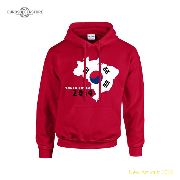 South Korea 2014 Country Flag Hoody (red)-Vantage Point Soccer